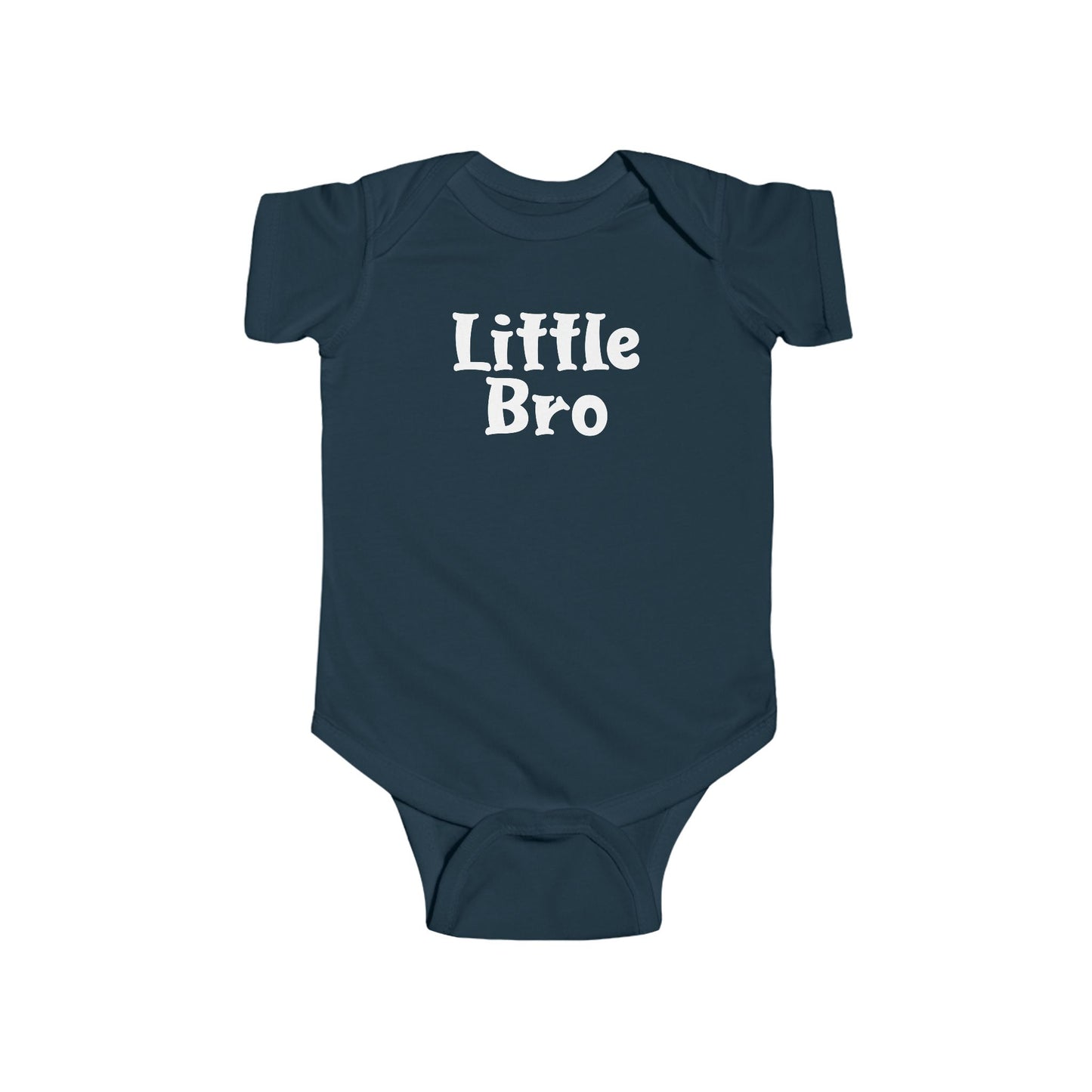 Little Bro Baby Onesie – Soft Cotton Bodysuit for New Baby Brothers