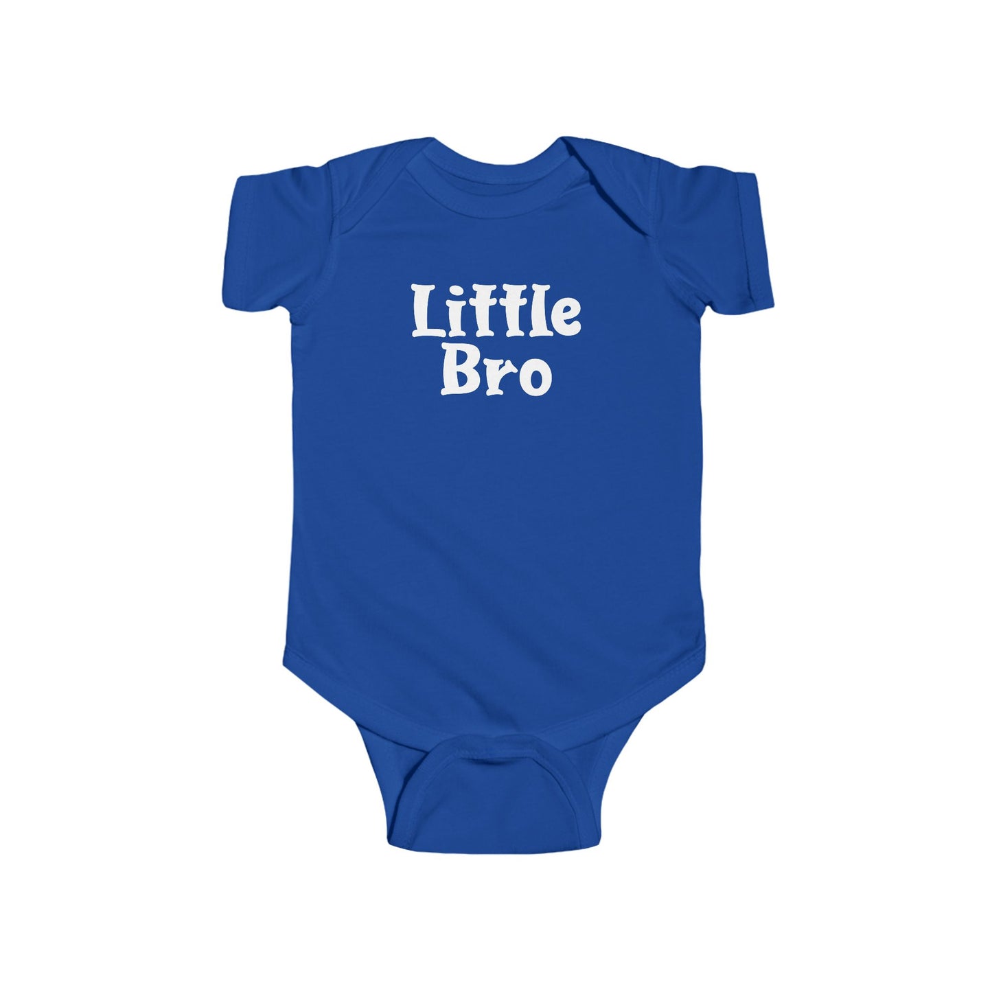 Little Bro Baby Onesie – Soft Cotton Bodysuit for New Baby Brothers