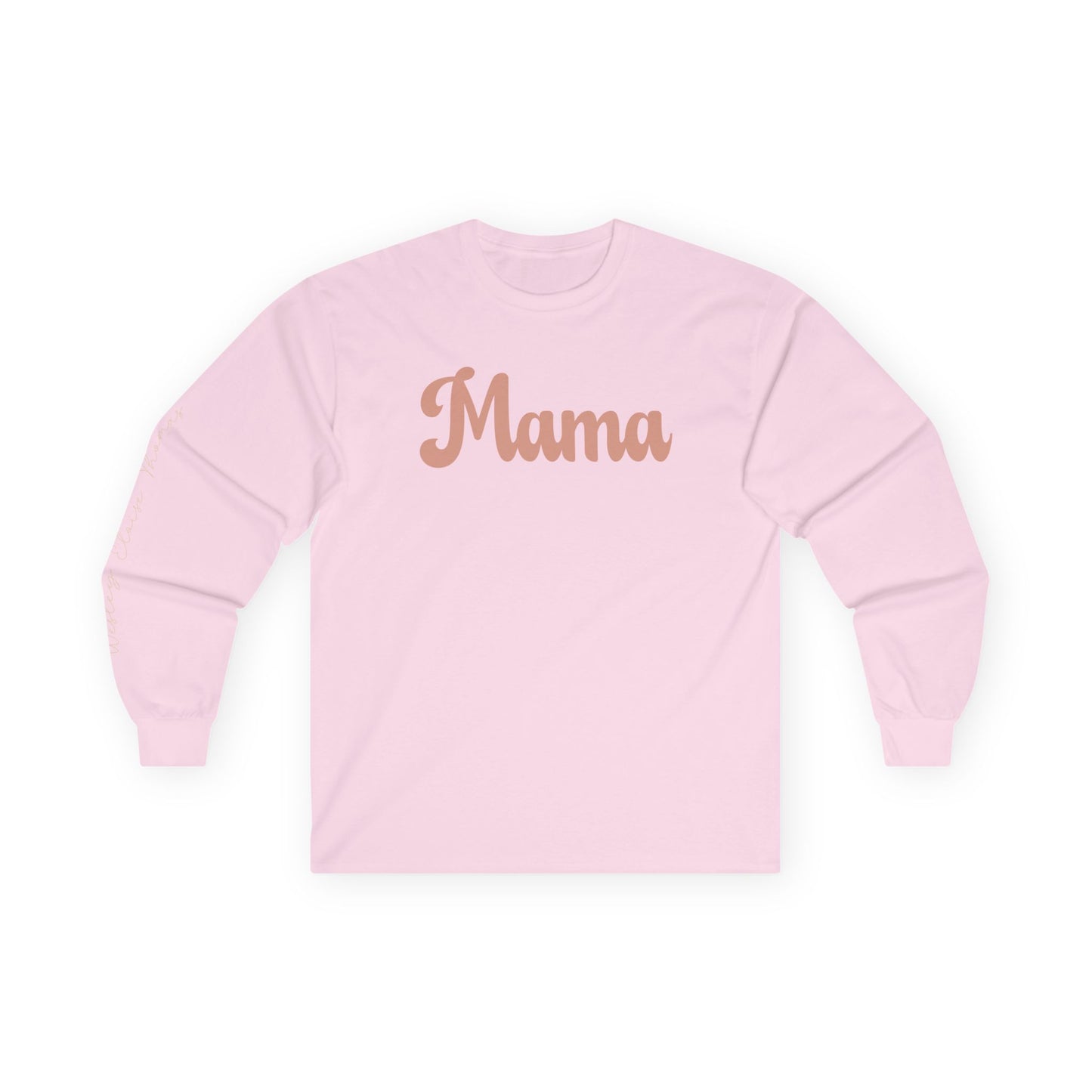 Boho Mama Personalized Long Sleeve Tee – Custom Names Family Shirt