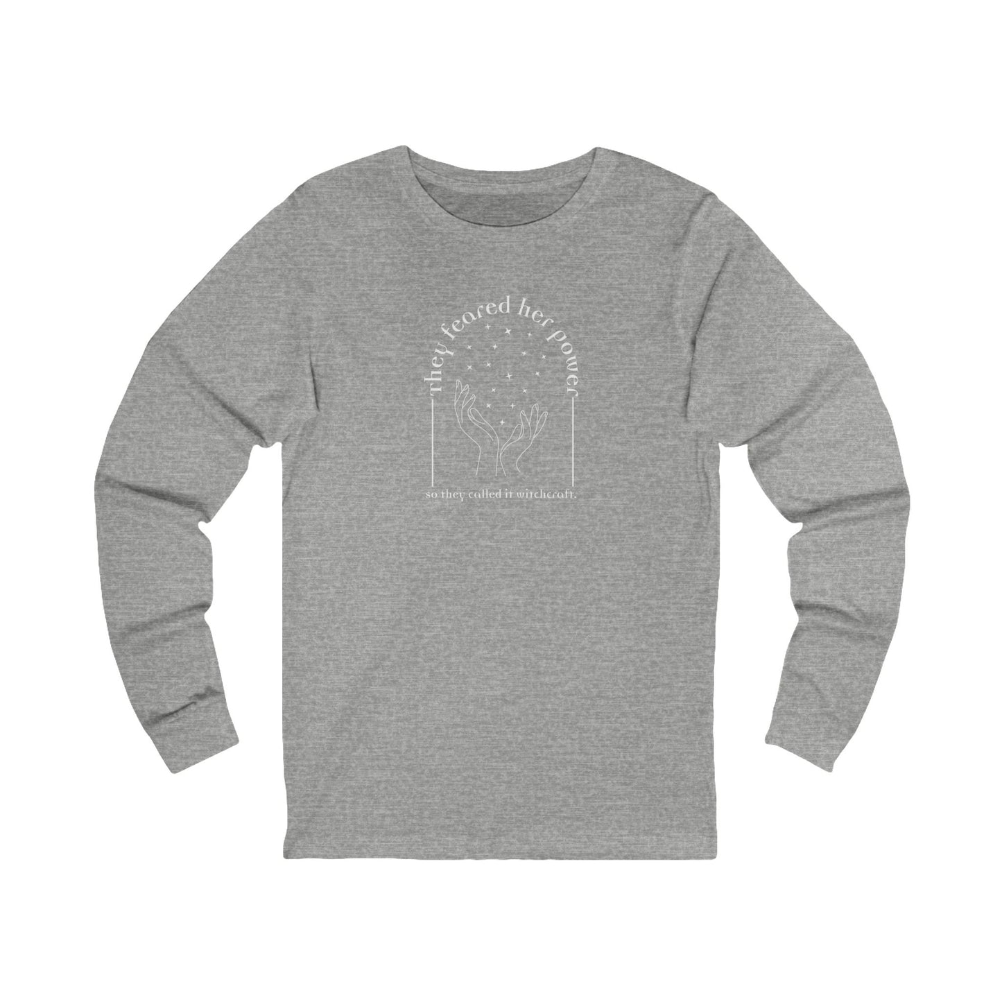 Witchcraft Power Unisex Long Sleeve Tee - Halloween Feminist Shirt