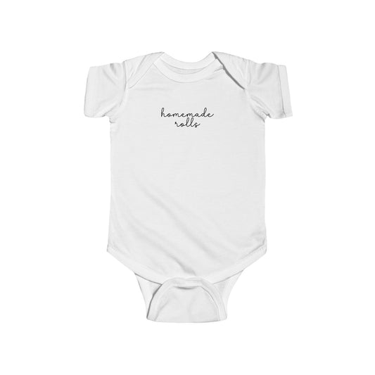 Homemade Rolls Baby Onesie – Funny Thanksgiving Outfit for Babies