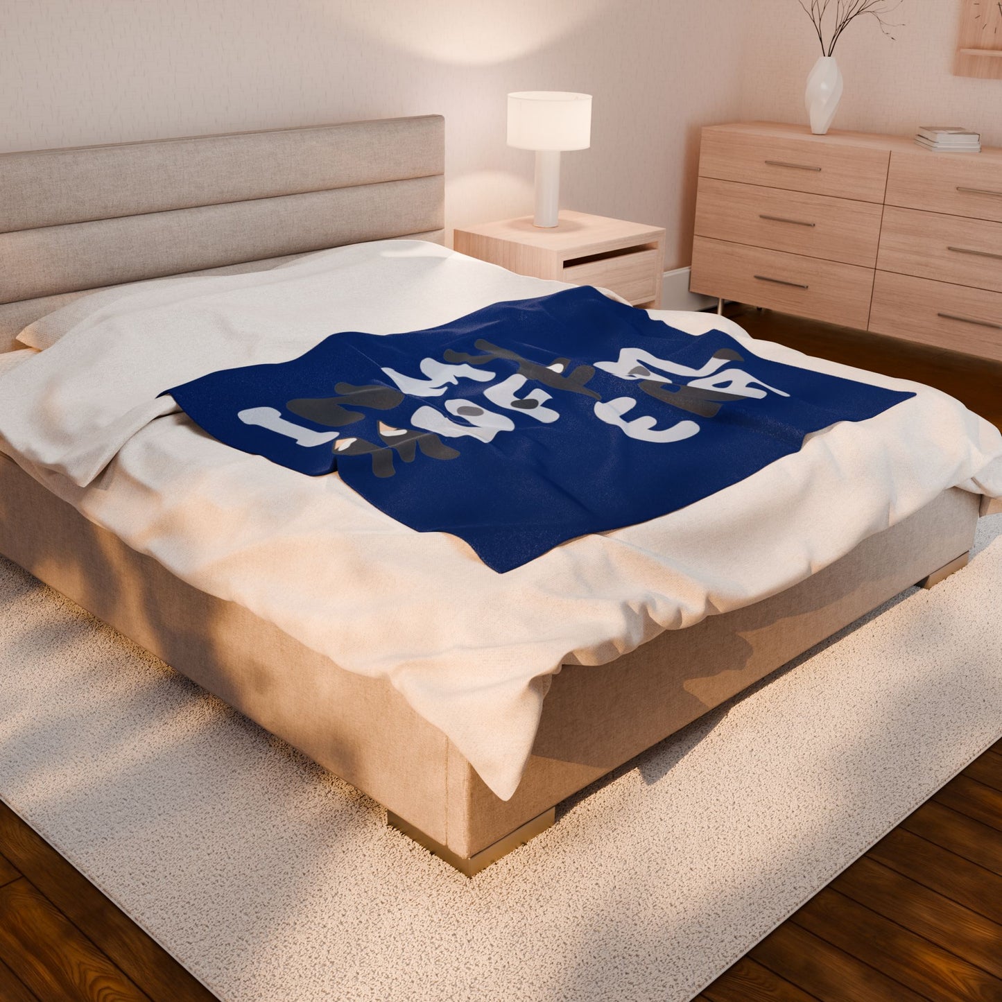 Bluey-Inspired Plush Blanket – “Muffin Era” Snuggle Throw