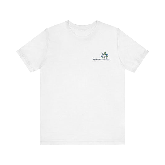 Young, Scrappy, and Churchy Tee for Community UMC of Krum - Unisex Jersey Short Sleeve