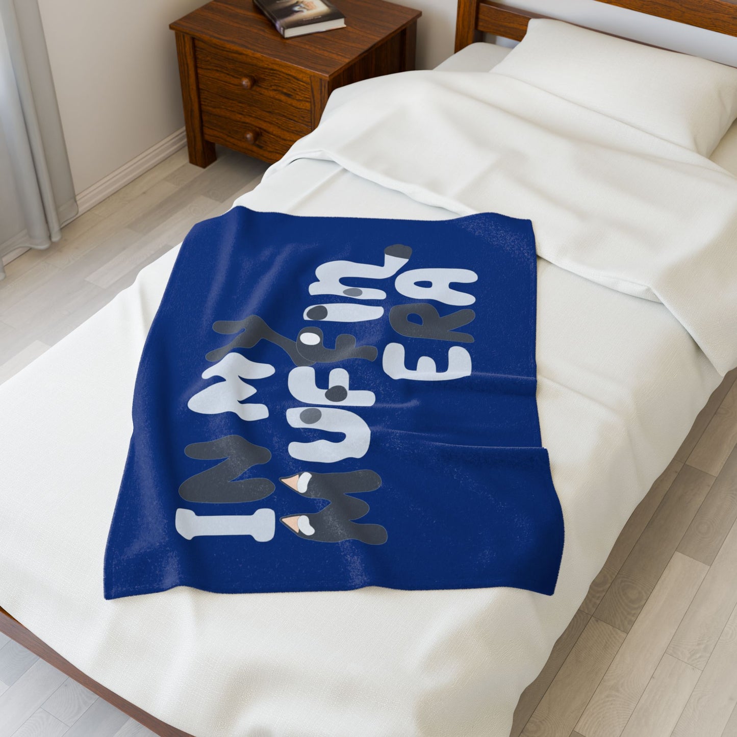 Bluey-Inspired Plush Blanket – “Muffin Era” Snuggle Throw