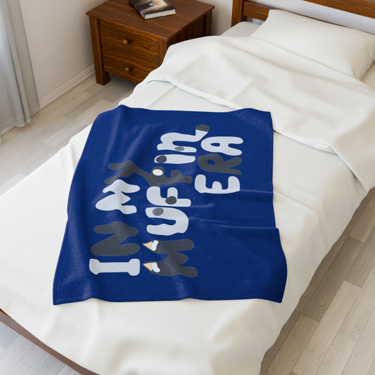 Bluey-Inspired Plush Blanket – “Muffin Era” Snuggle Throw
