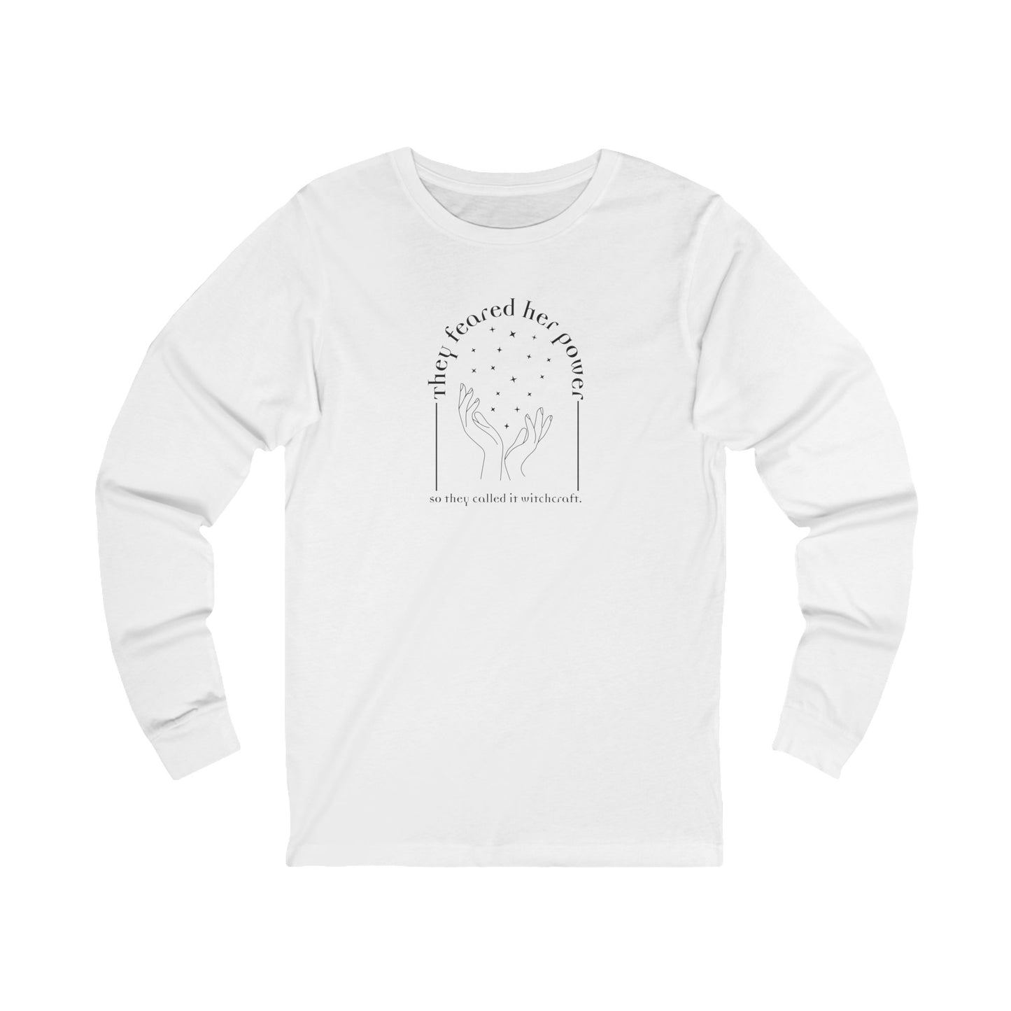 Witchcraft Power Unisex Long Sleeve Tee - Halloween Feminist Shirt