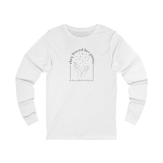 Witchcraft Power Unisex Long Sleeve Tee - Halloween Feminist Shirt
