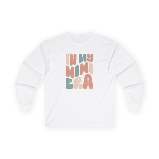 Personalized Long Sleeve Tee – Kids’ Names on Sleeve for Mimi