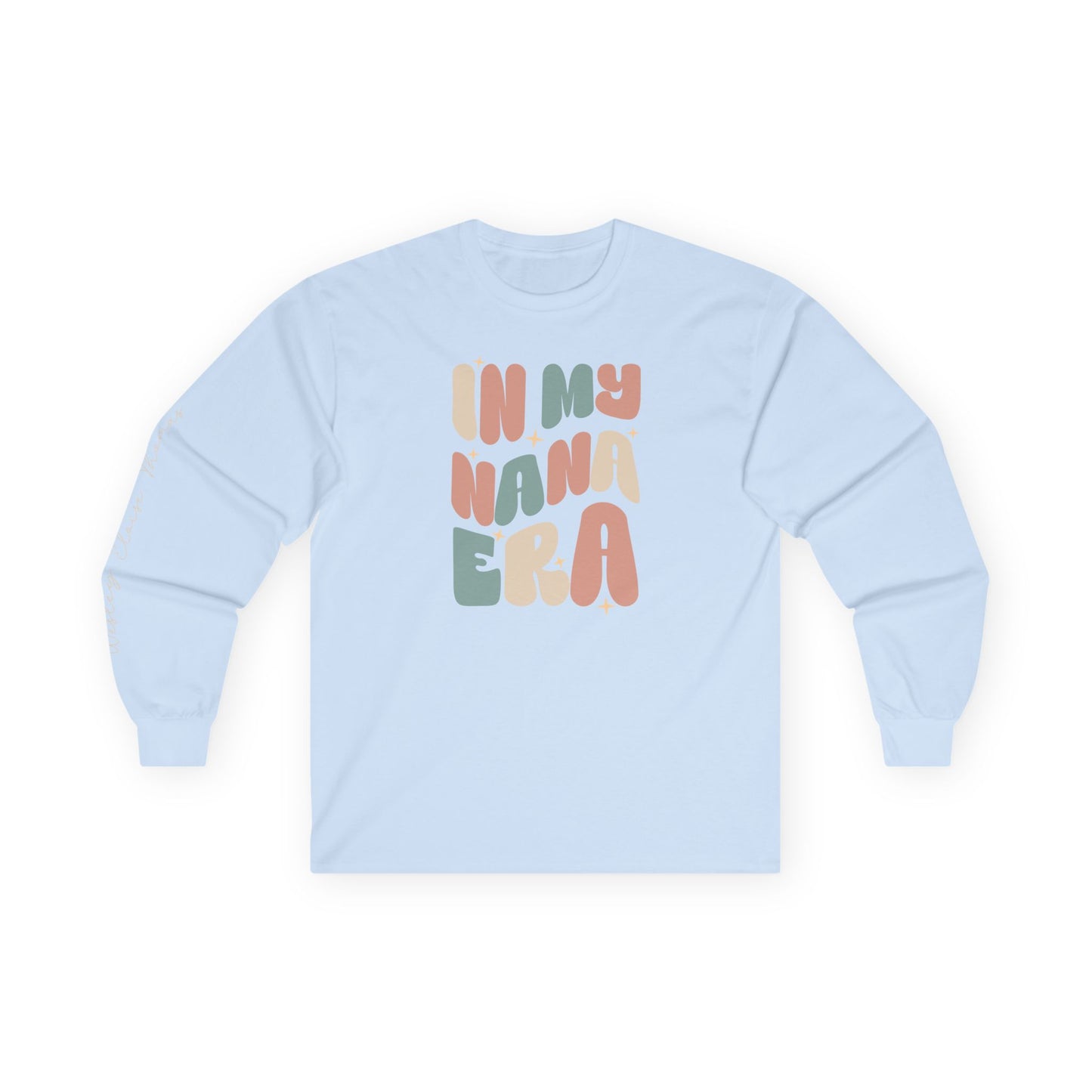 Nana Era Long Sleeve Tee – Personalized Vintage Vibes Grandma Gift