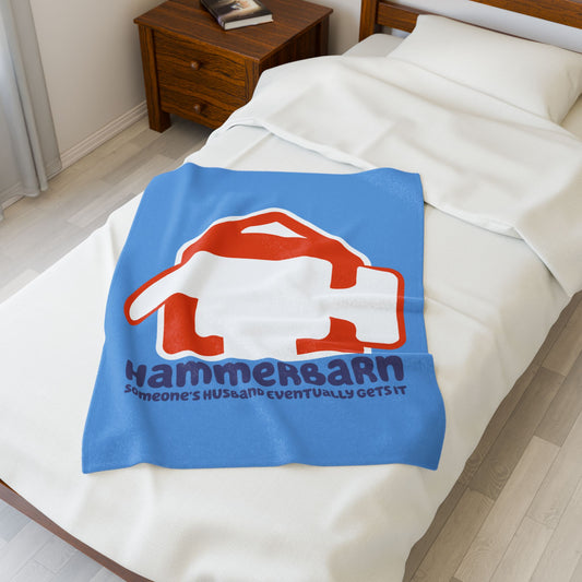 Bluey Hammerbarn Plush Blanket – “Someone’s Husband Eventually Gets It” Cozy Throw