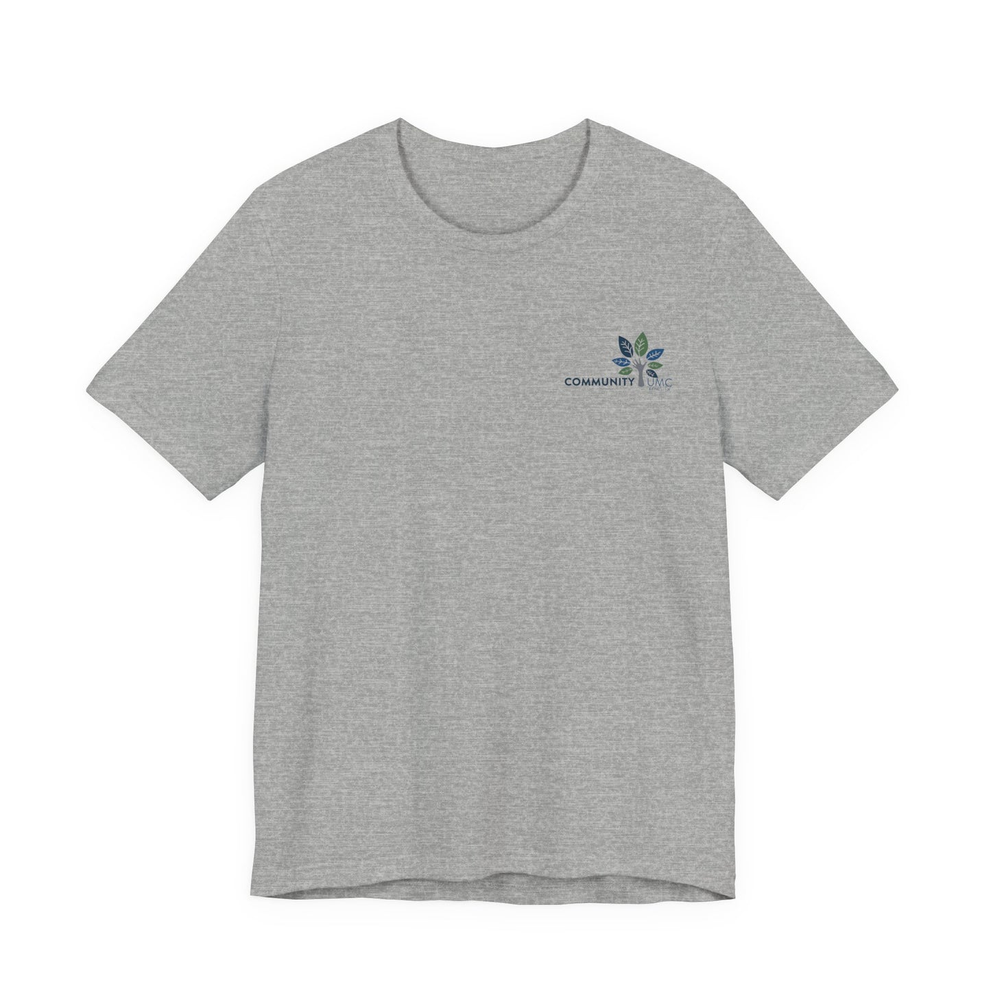 Young, Scrappy, and Churchy Tee for Community UMC of Krum - Unisex Jersey Short Sleeve