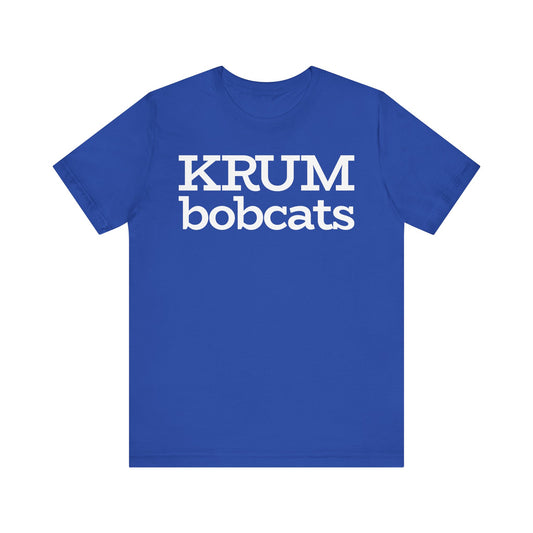 Krum Bobcats Adult Shirt Unisex Tee