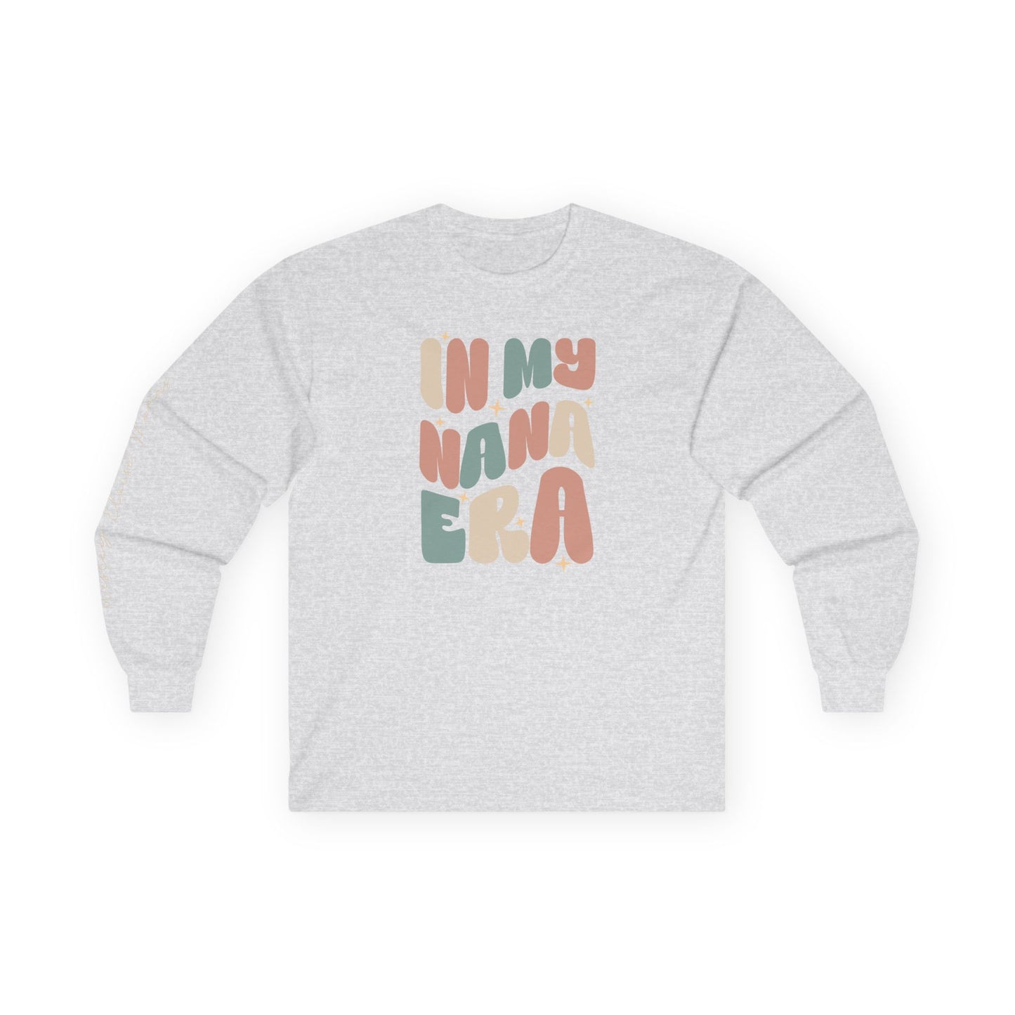 Nana Era Long Sleeve Tee – Personalized Vintage Vibes Grandma Gift