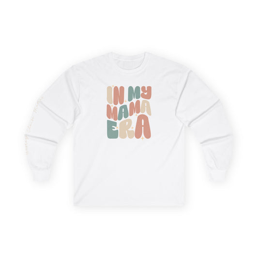 Custom Names Unisex Long Sleeve Tee – Personalized Mama Era Shirt
