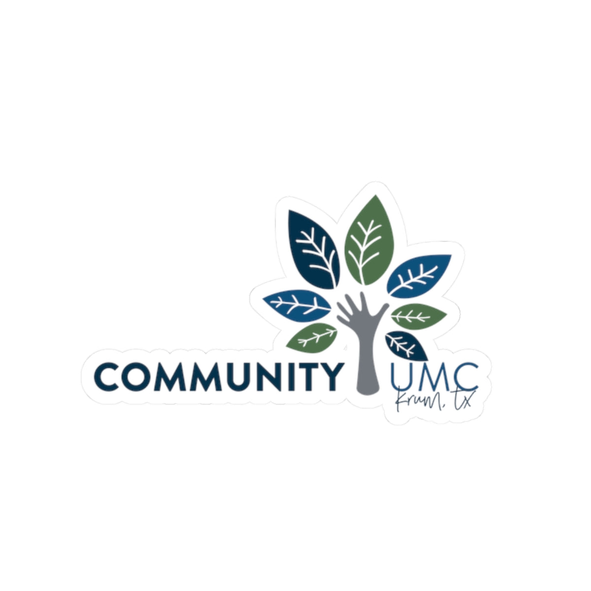Sticker for Community UMC Kiss-Cut Stickers