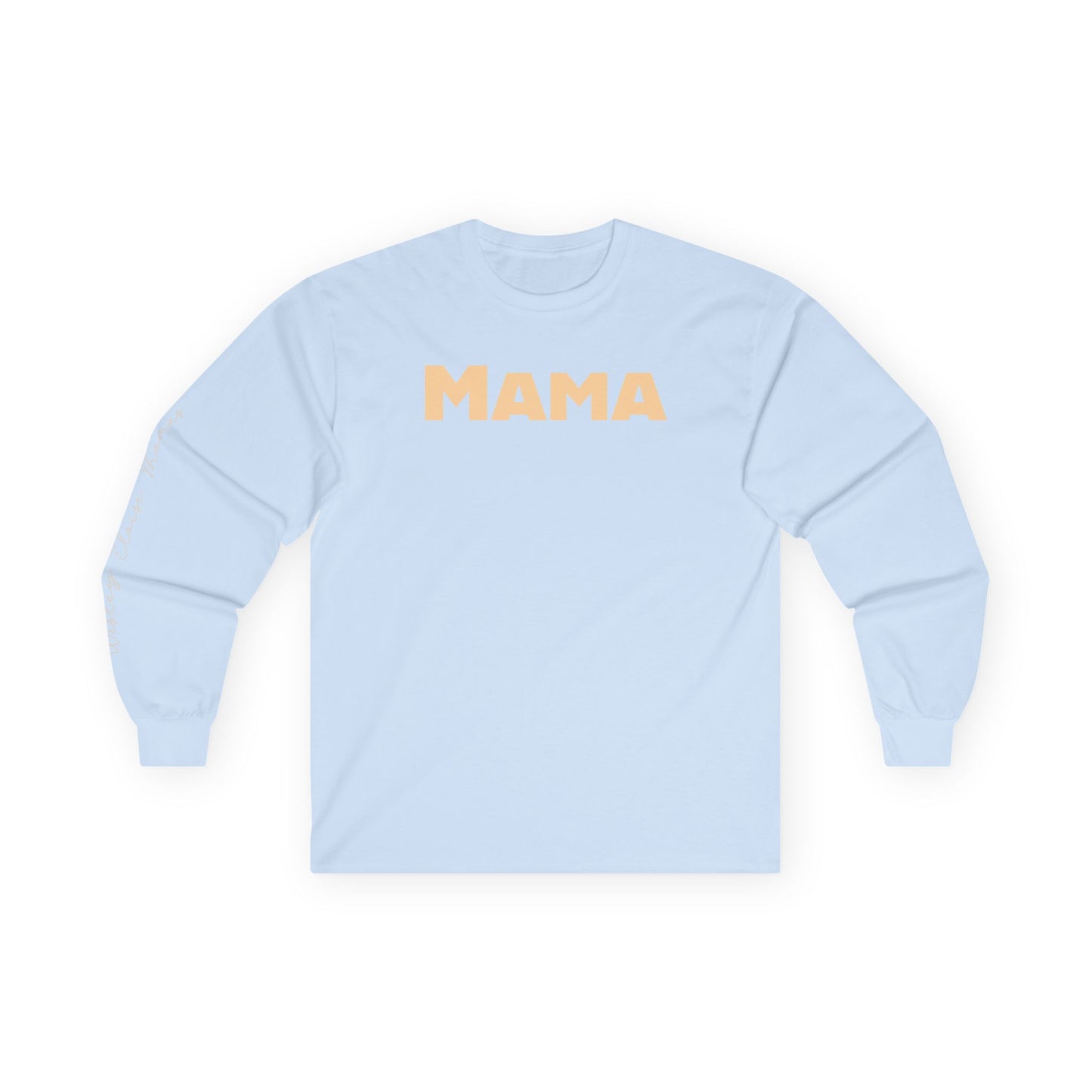 Boho Mama Personalized Long Sleeve Tee – Custom Names Family Shirt
