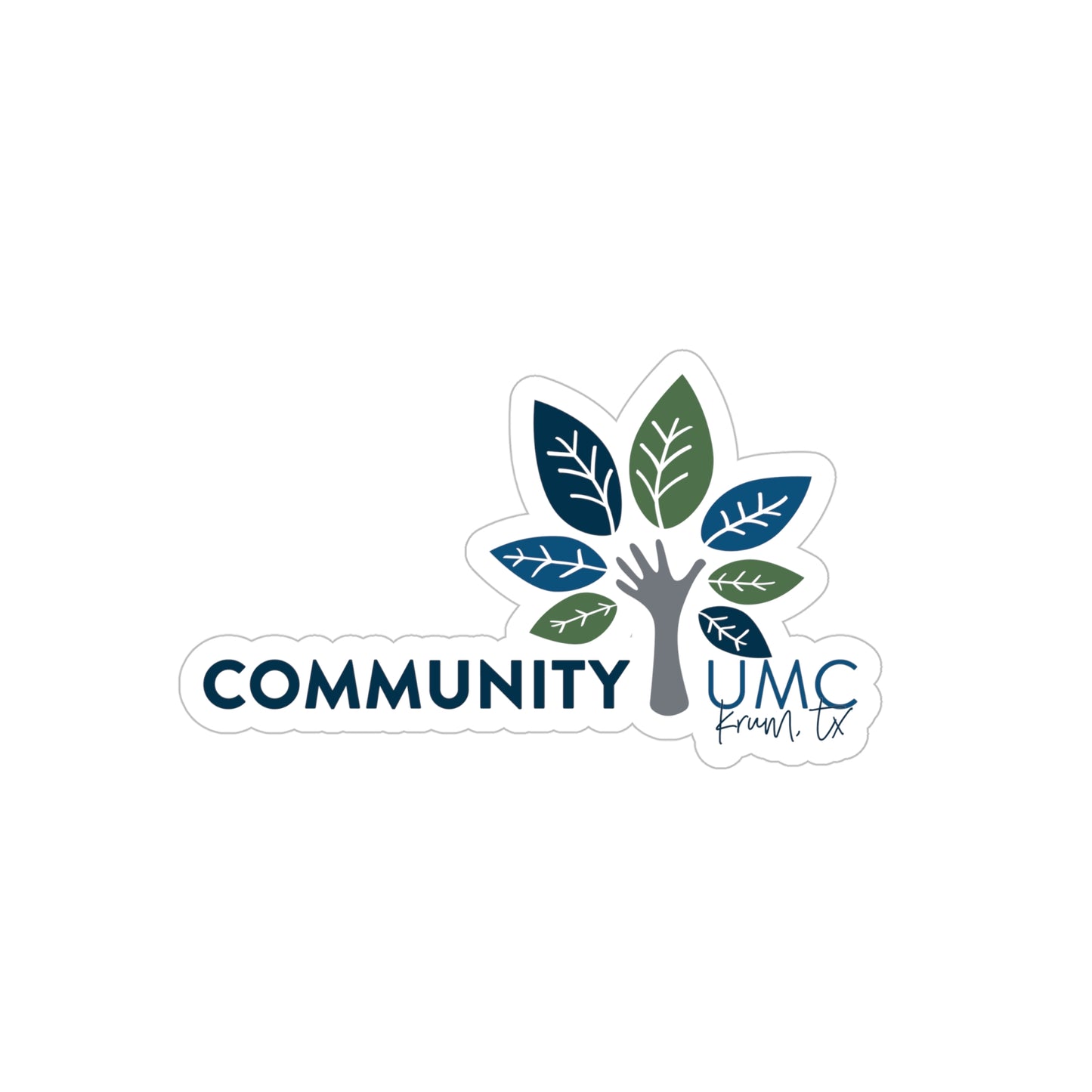 Sticker - Community UMC - Transparent and Waterproof