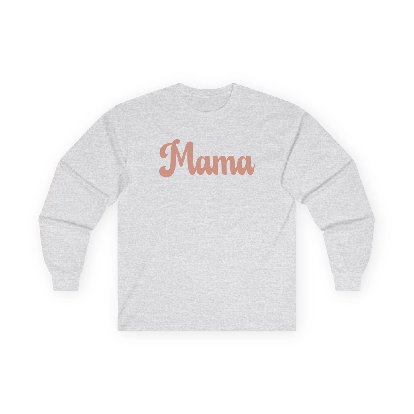 Boho Mama Personalized Long Sleeve Tee – Custom Names Family Shirt