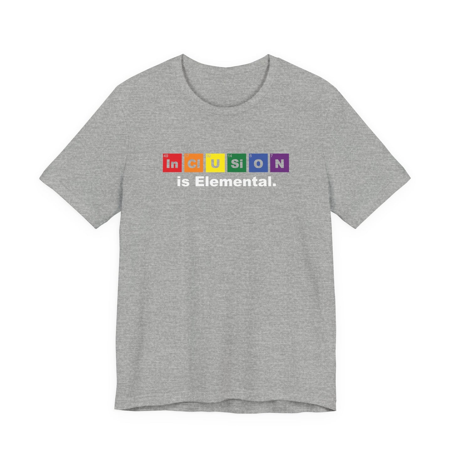 Inclusion Is Elemental – Pride Periodic Tee
