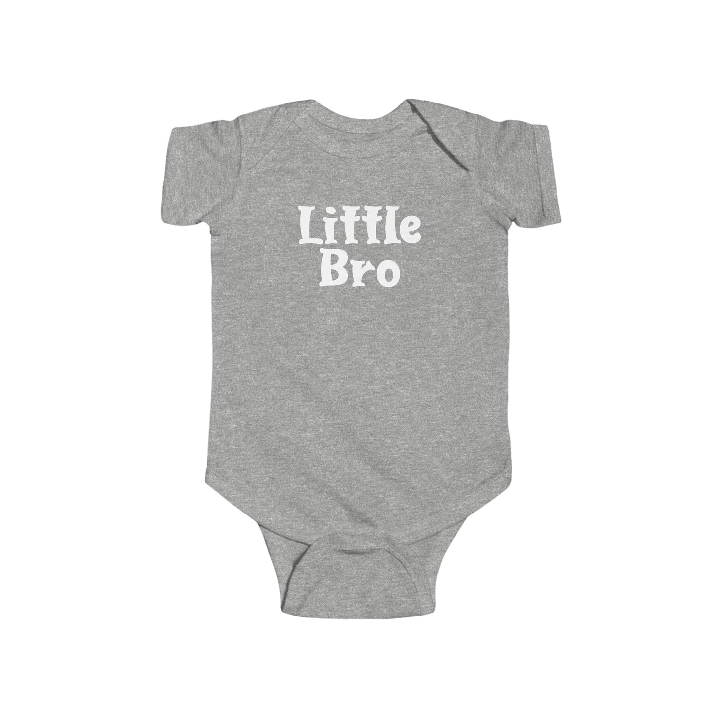 Little Bro Baby Onesie – Soft Cotton Bodysuit for New Baby Brothers