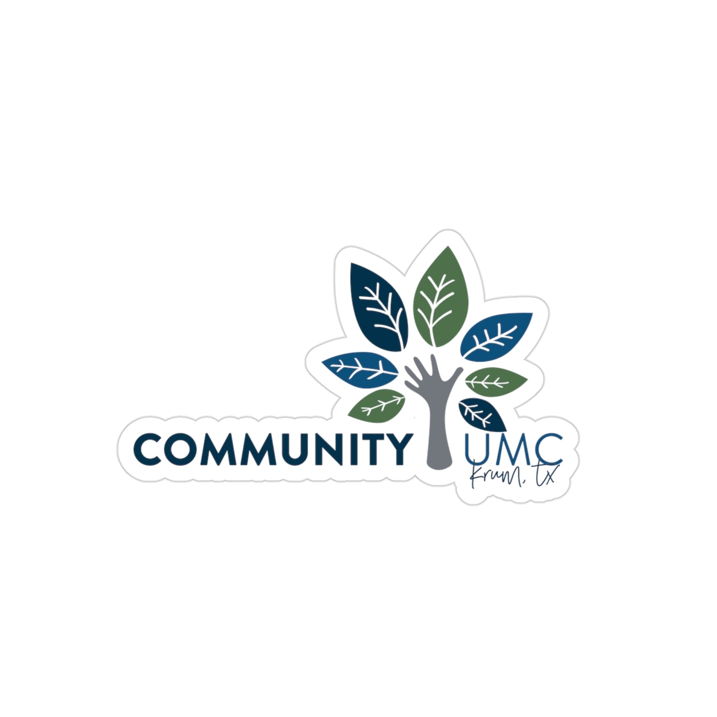 Sticker - Community UMC - Transparent and Waterproof
