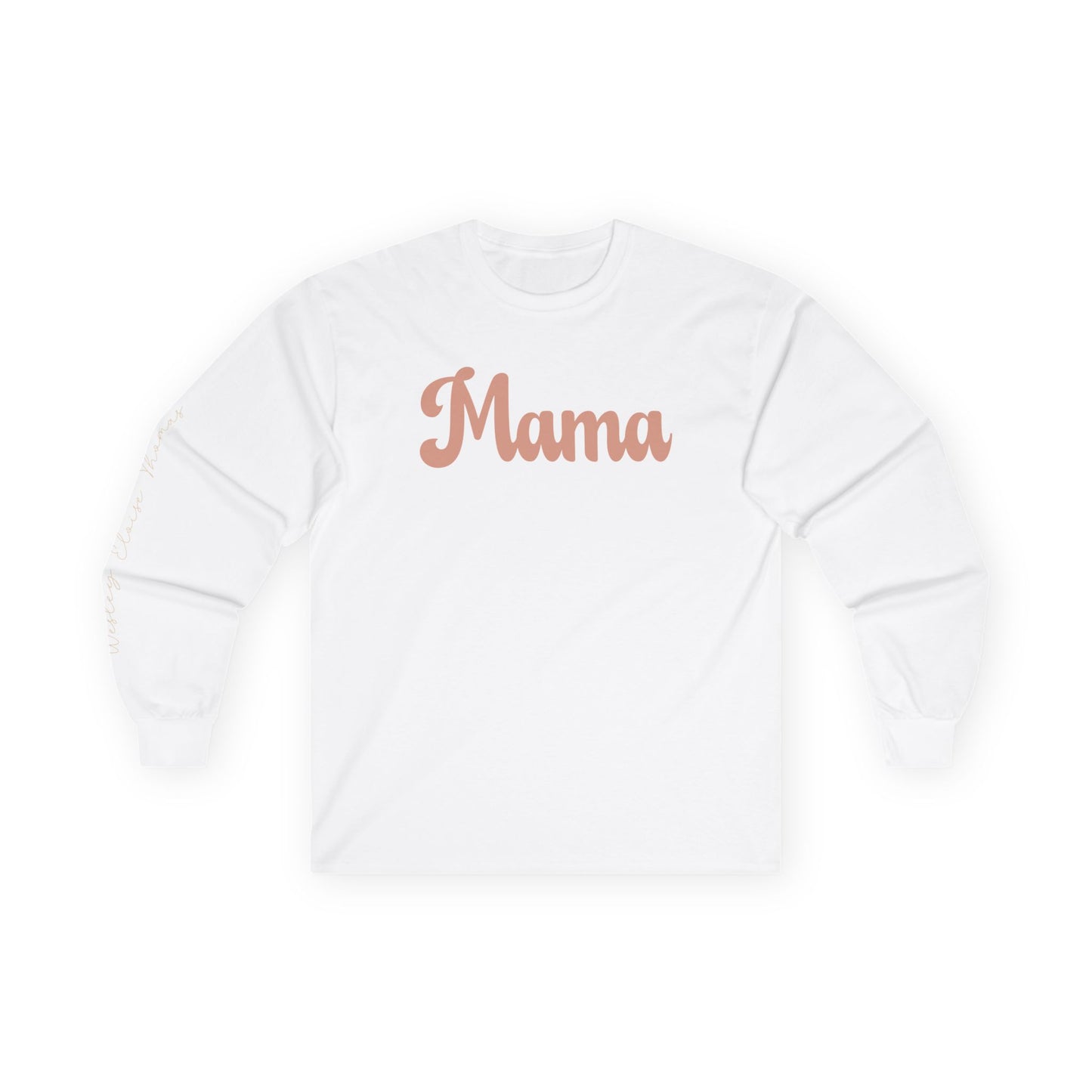 Boho Mama Personalized Long Sleeve Tee – Custom Names Family Shirt