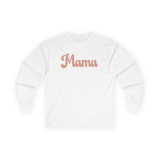 Boho Mama Personalized Long Sleeve Tee – Custom Names Family Shirt
