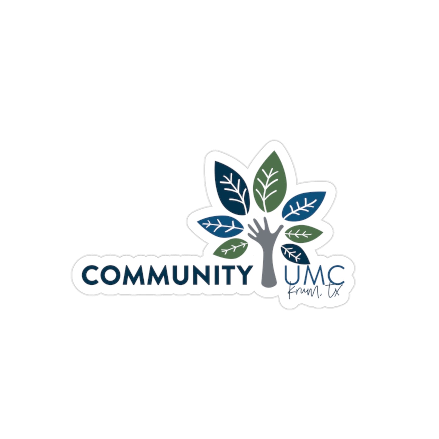 Sticker - Community UMC - Transparent and Waterproof